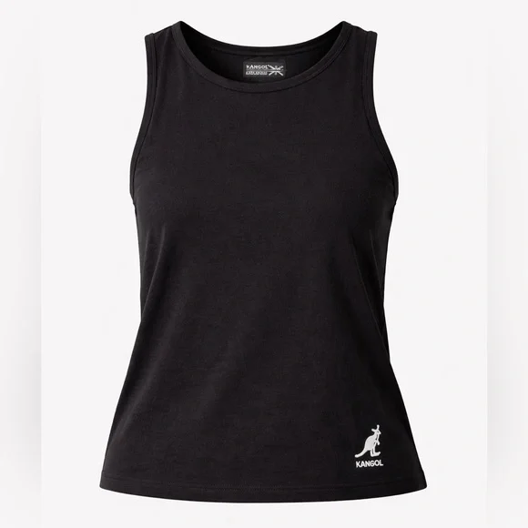 NWT Kangol Women's Black Tank Top - Picture 1 of 5